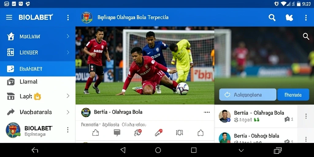 Tampilan antarmuka pengguna BIOLABET yang informatif dan modern.