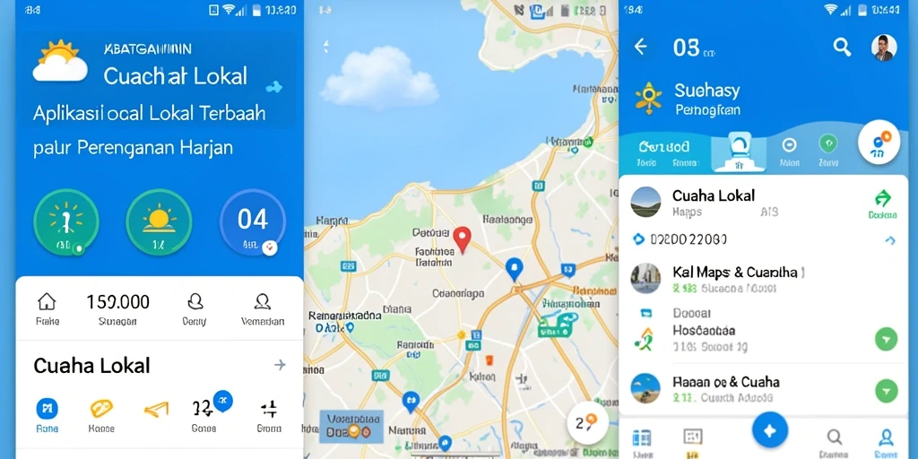 Screenshoot antarmuka SOBATGAMING menampilkan informasi cuaca lokal yang lengkap.